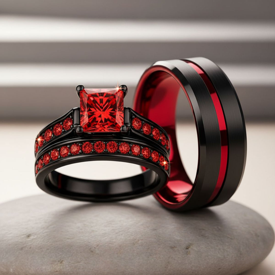Ruby Love Rings
