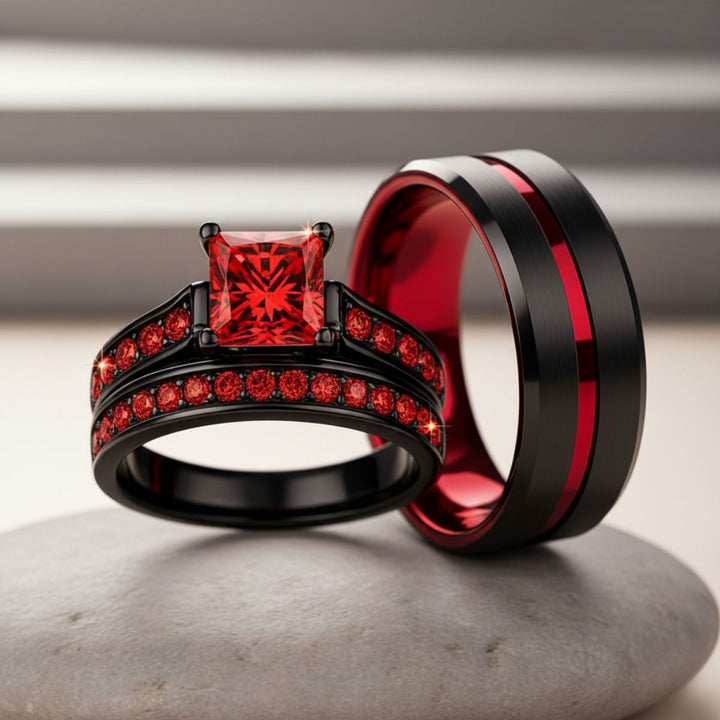 Ruby Love Rings