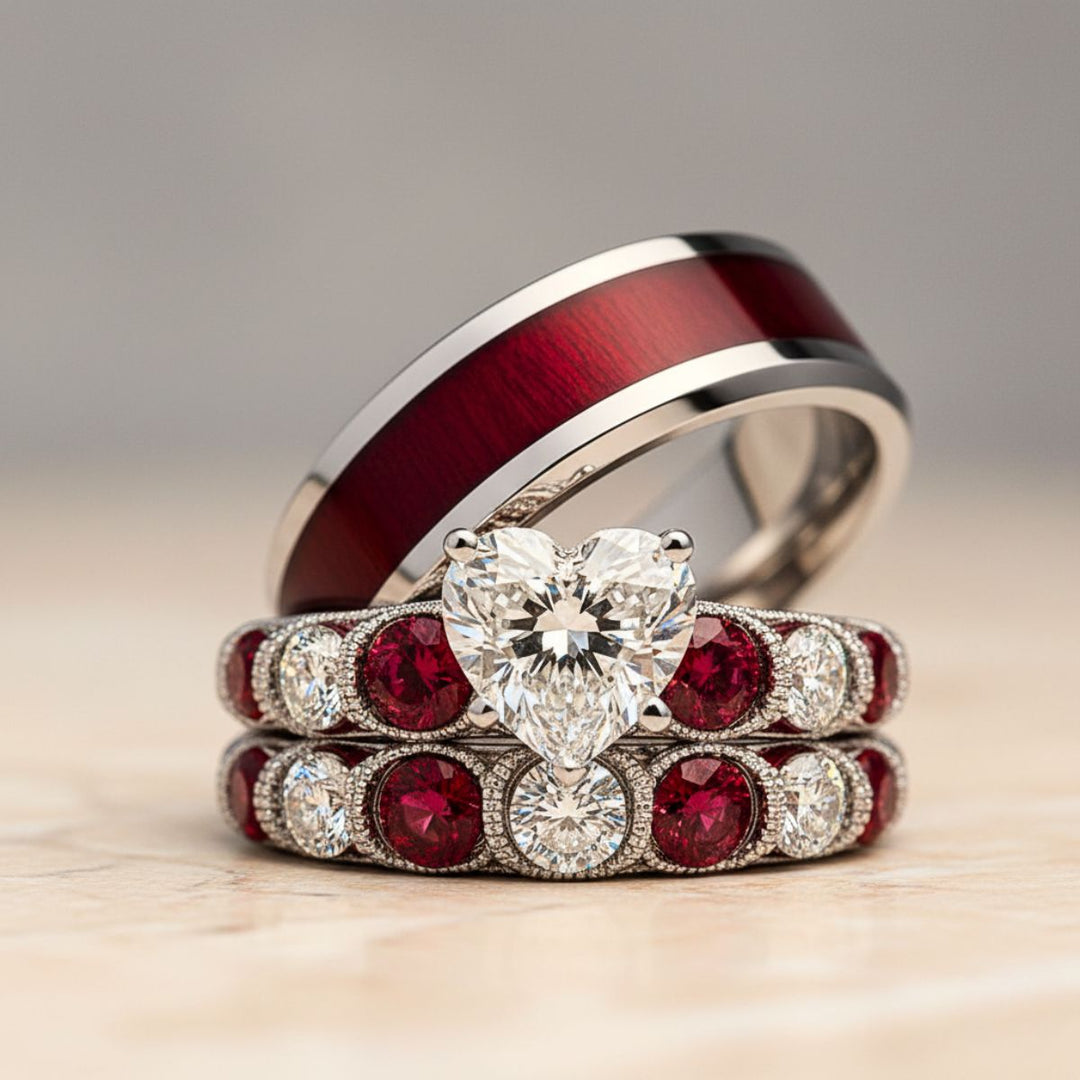 Red Love Rings