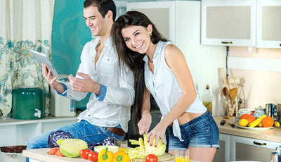 10 Ideas to Make Cooking with Your Partner More Fun