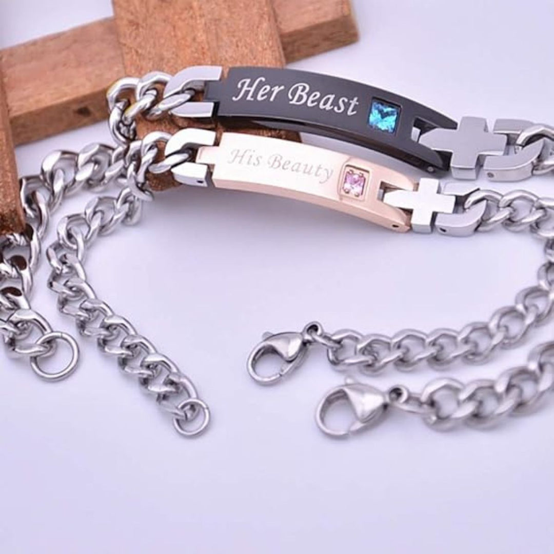 Beauty & Beast Bracelets CouplesChoices