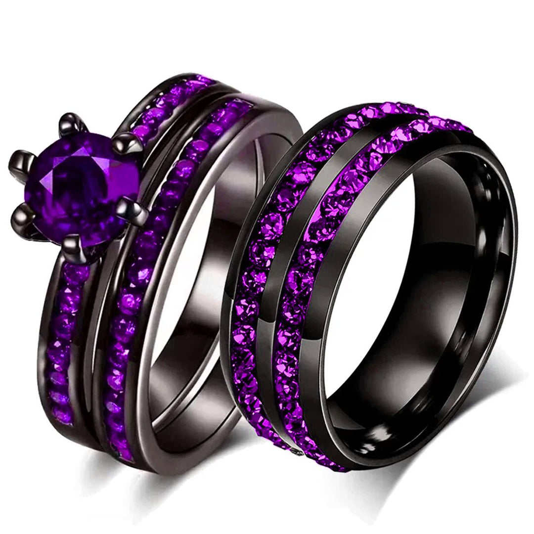 Purple Heart Rings