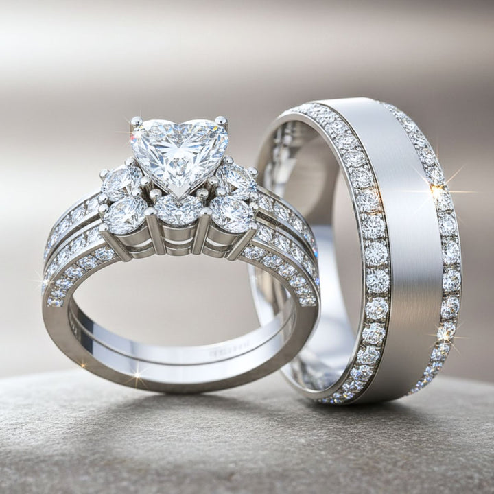 Hearted Love Rings