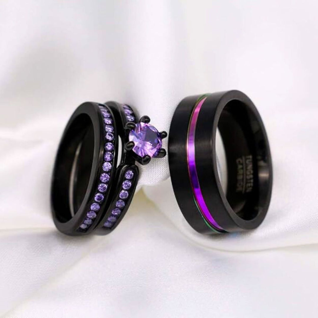 Lilac Love Rings