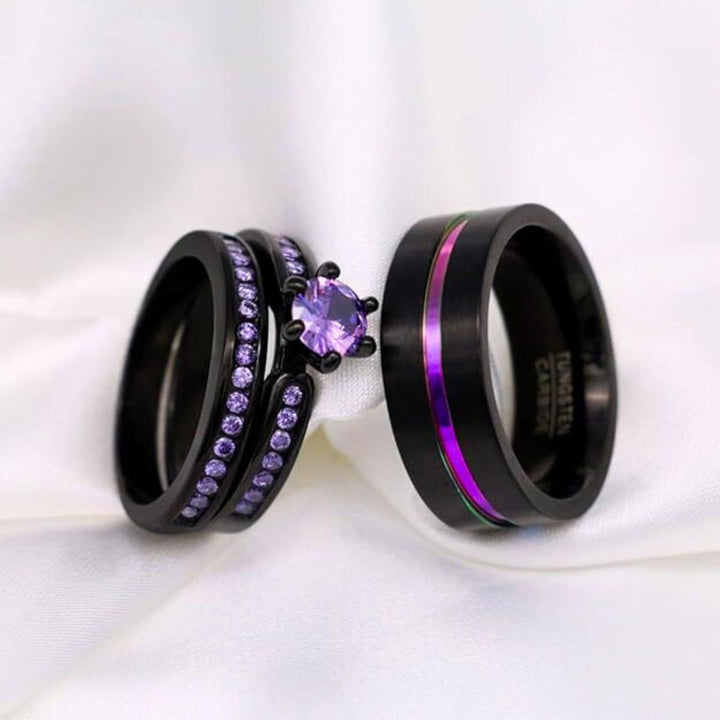 Lilac Love Rings