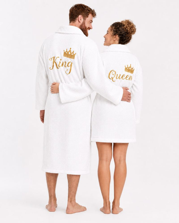 White King & Queen Bathrobes