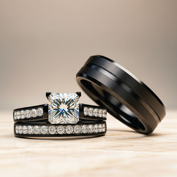 Moonlight Shadow Rings