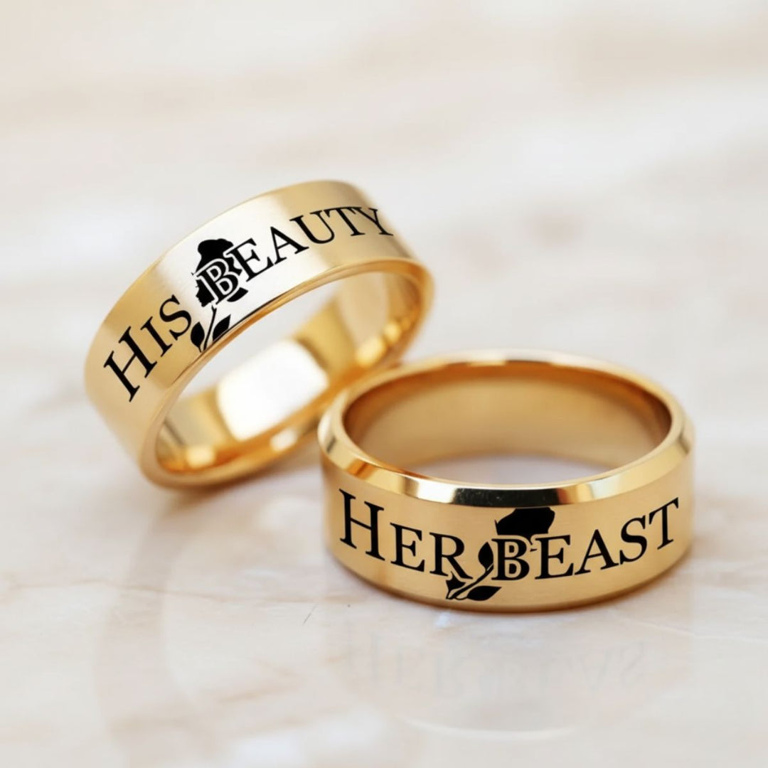 Demure Rose Rings