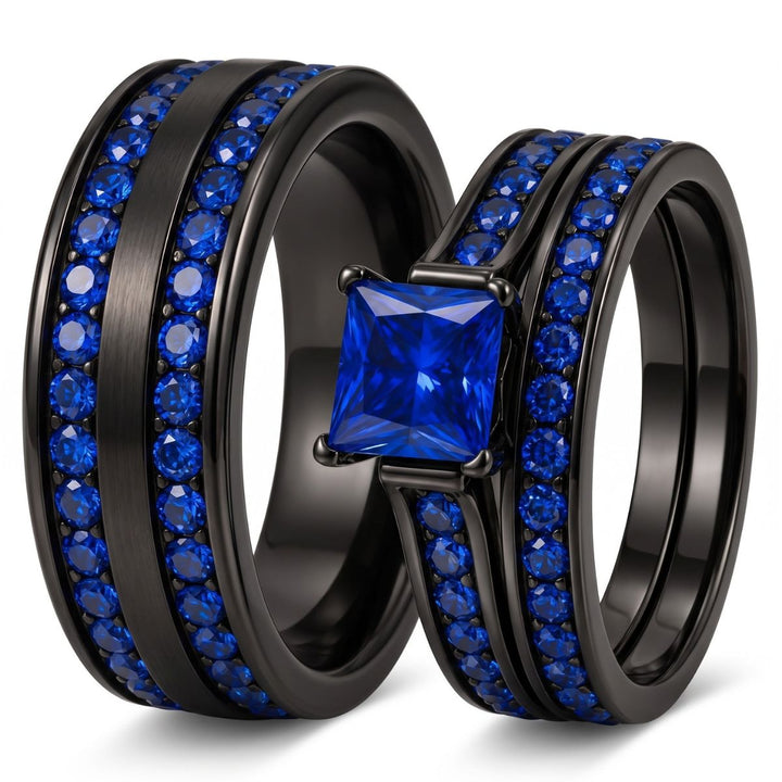 Midnight Sapphire Rings