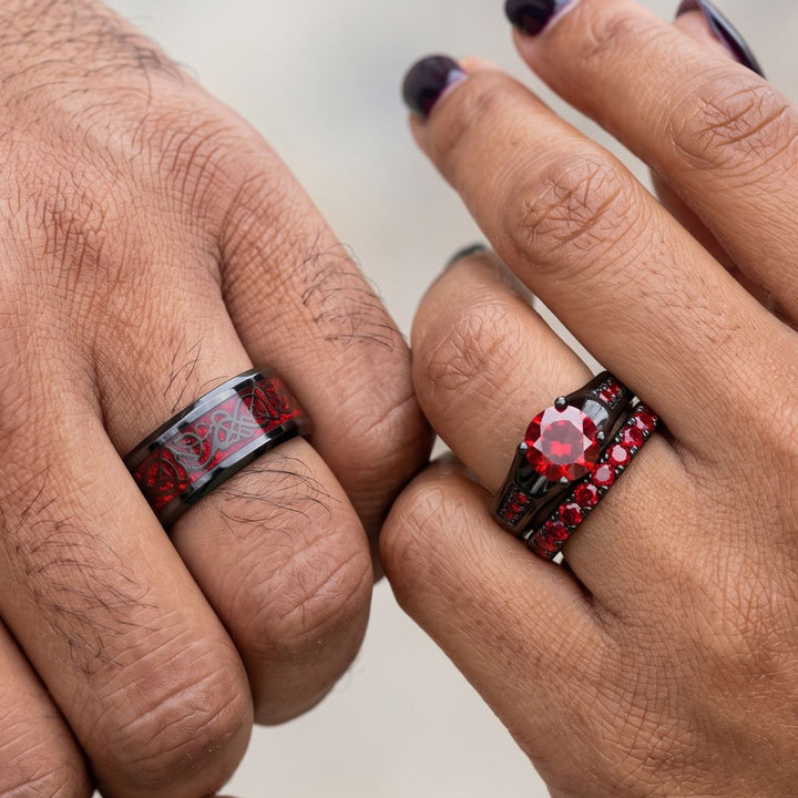 Red Beauty Rings