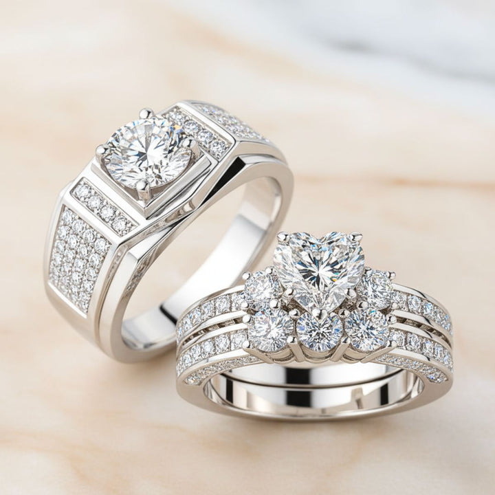 Spring Heart Rings