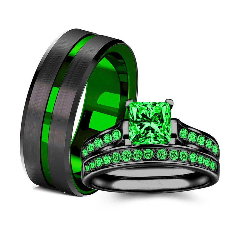 Emerald Breath Rings