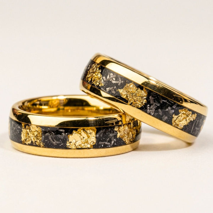 Golden Noir Rings