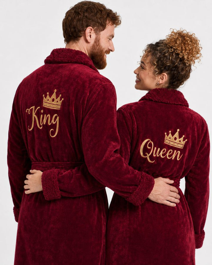 Red King & Queen Bathrobes