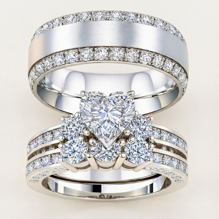 Hearted Love Rings