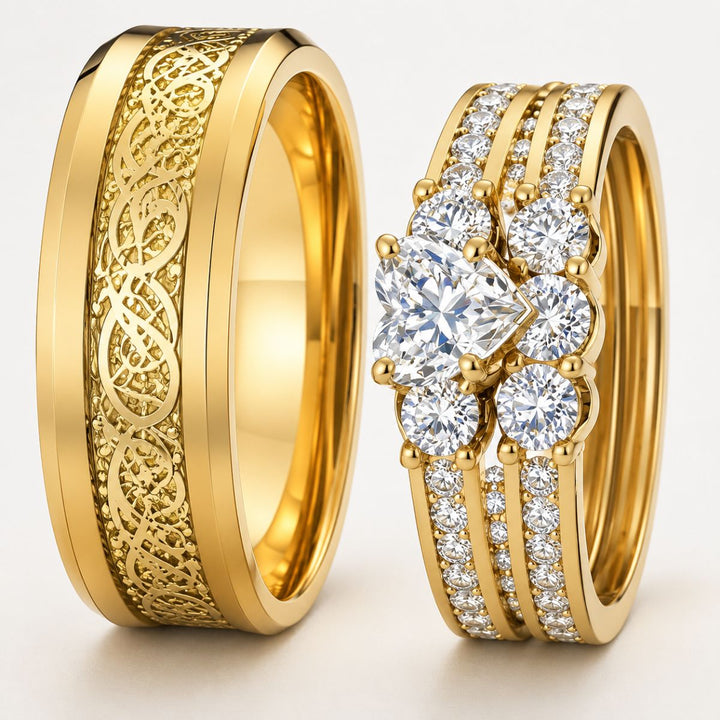 Celtic Dragon Rings
