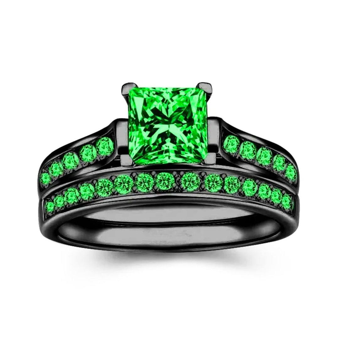 Emerald Breath Rings