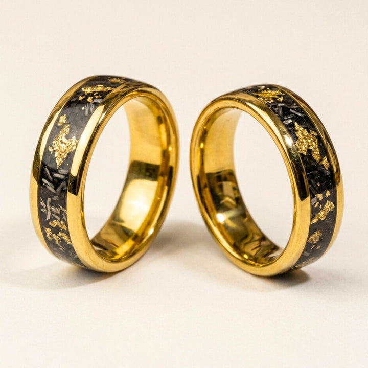 Golden Noir Rings
