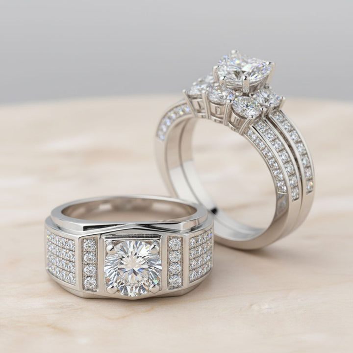 Spring Heart Rings