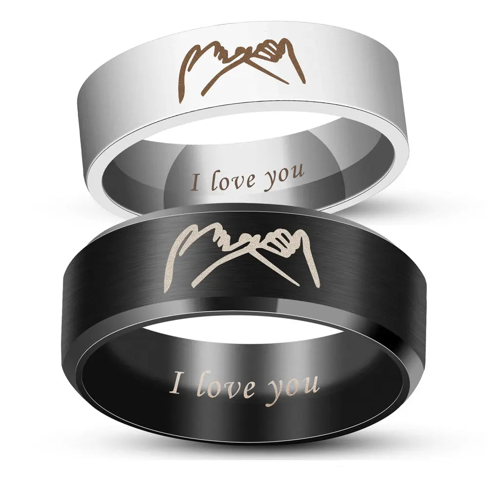 'Love Promise' Rings – CouplesChoices