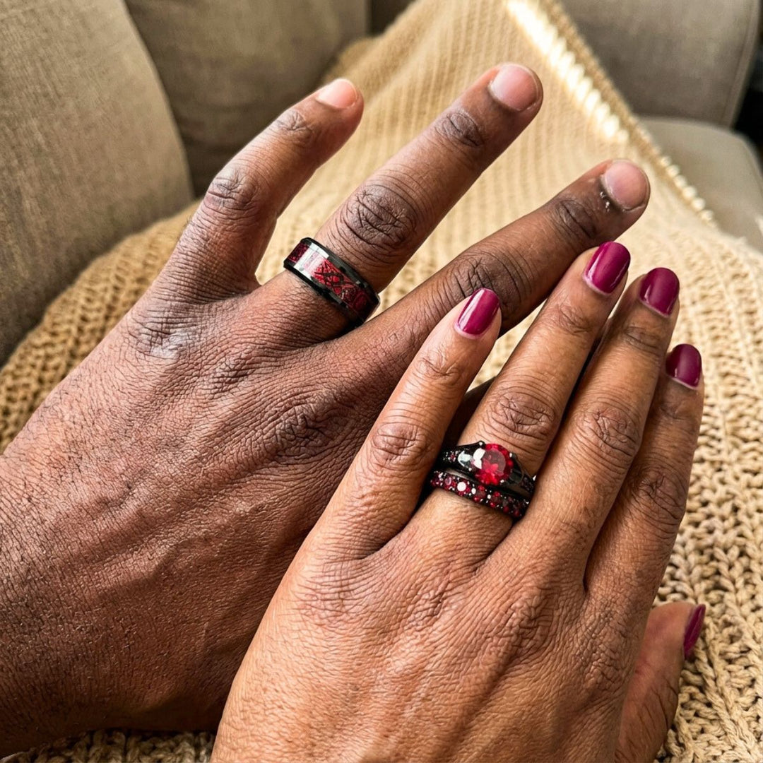 Red Beauty Rings