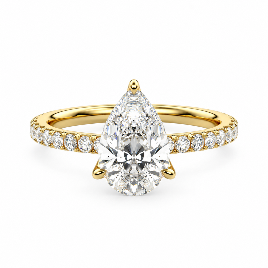 PEAR ÉLITAIRE RING