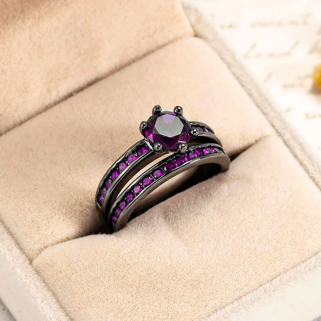 Purple Heart Rings