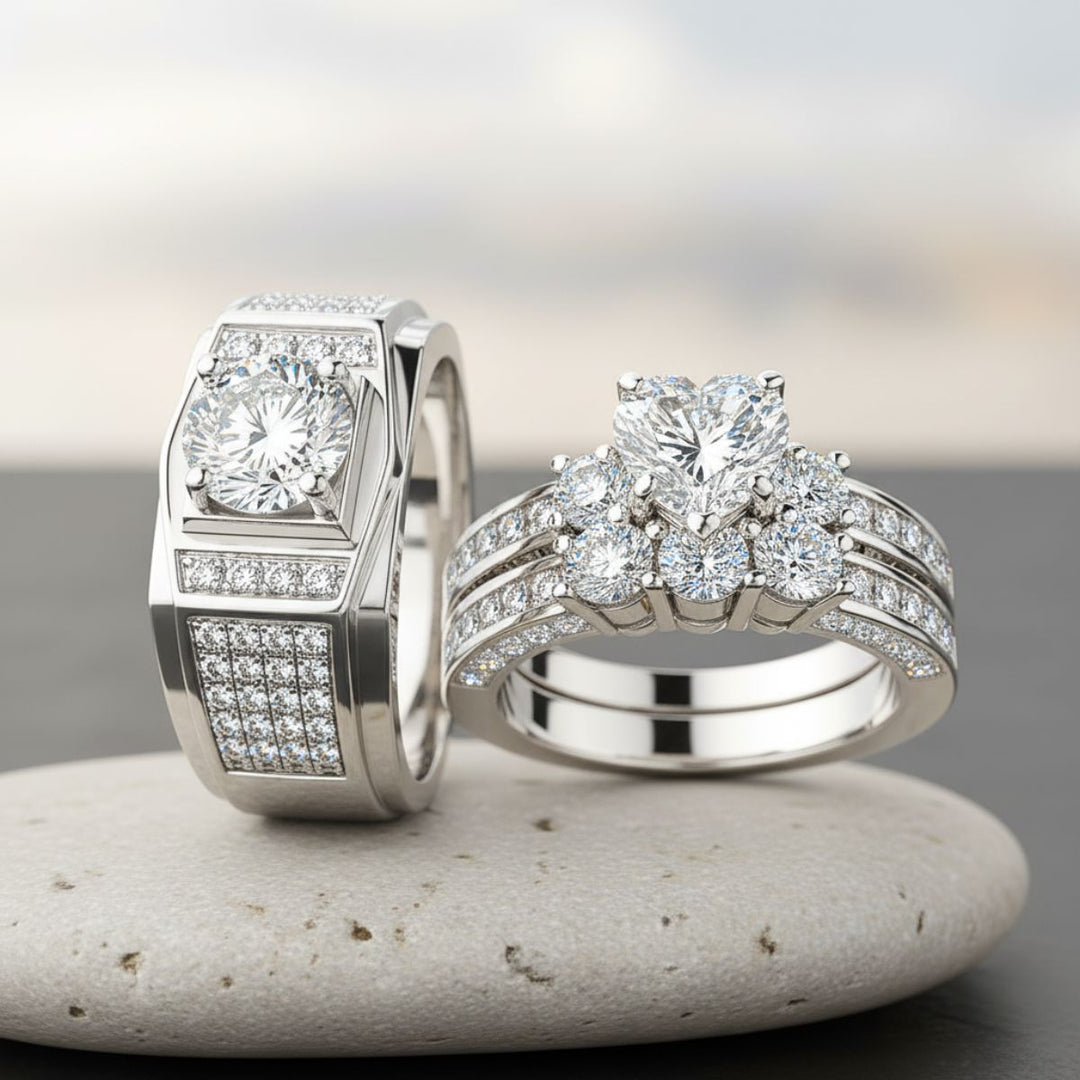 Spring Heart Rings