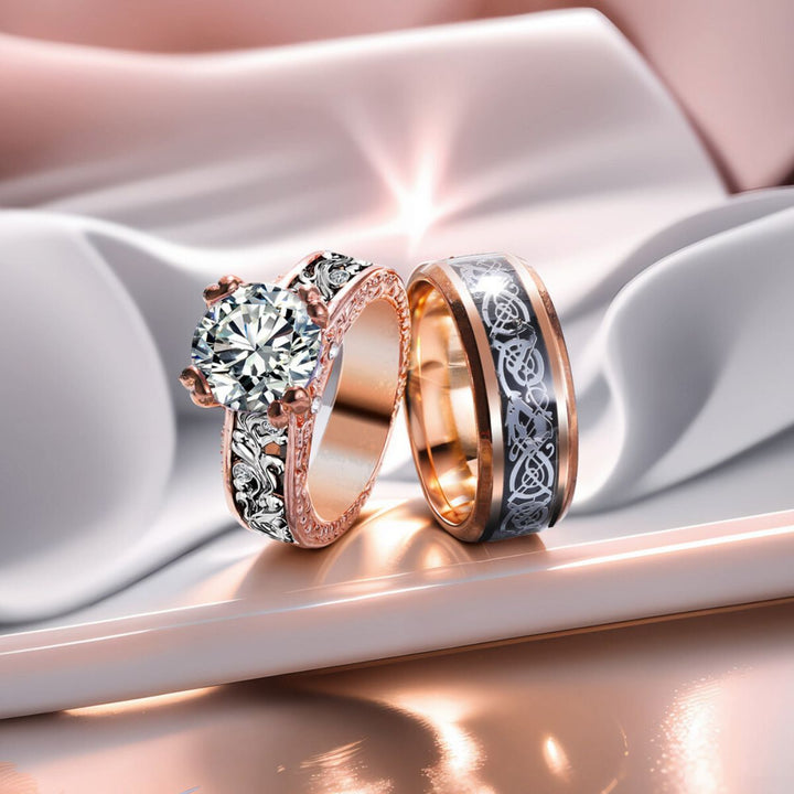 Romantic Love Rings CouplesChoices