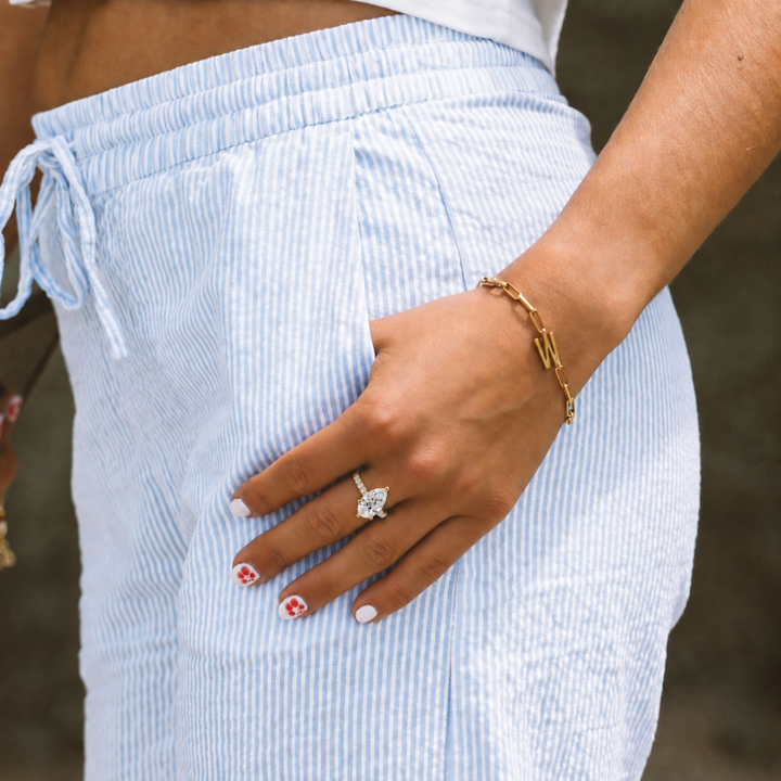 PEAR ÉLITAIRE RING