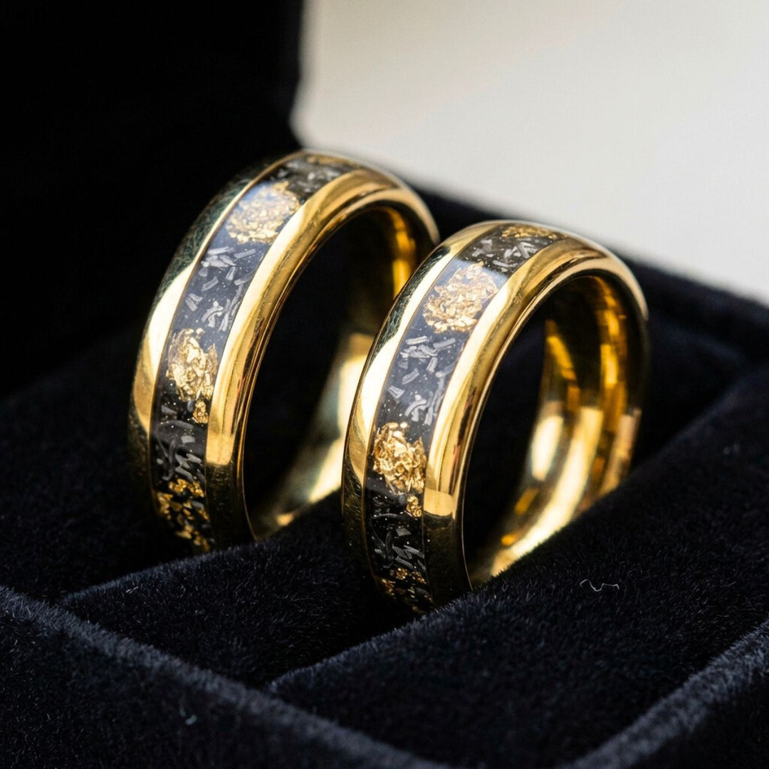 Golden Noir Rings