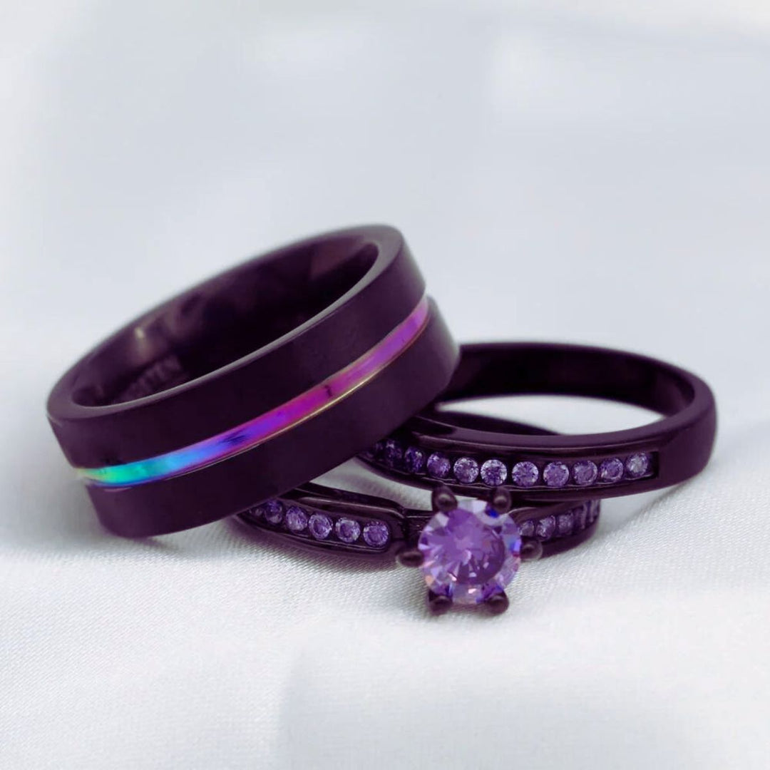 Lilac Love Rings