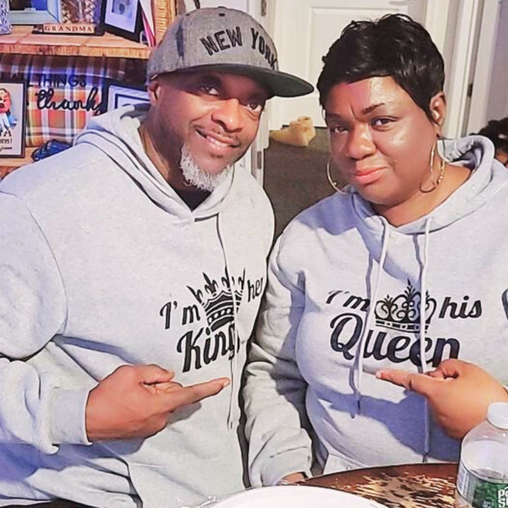 King & Queen Gray Tracksuits