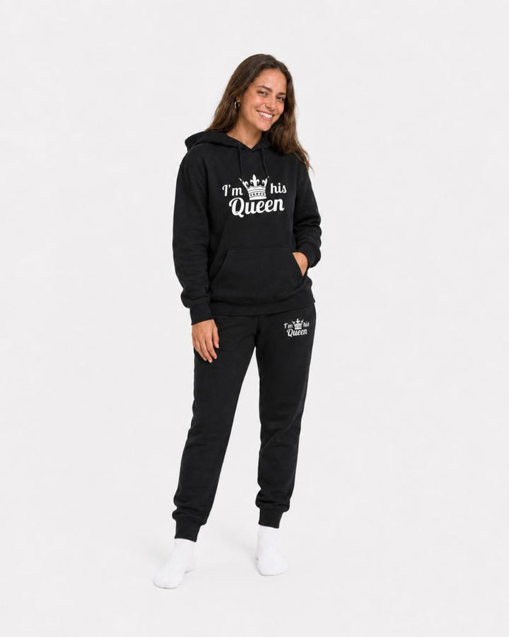 King & Queen Black Tracksuits