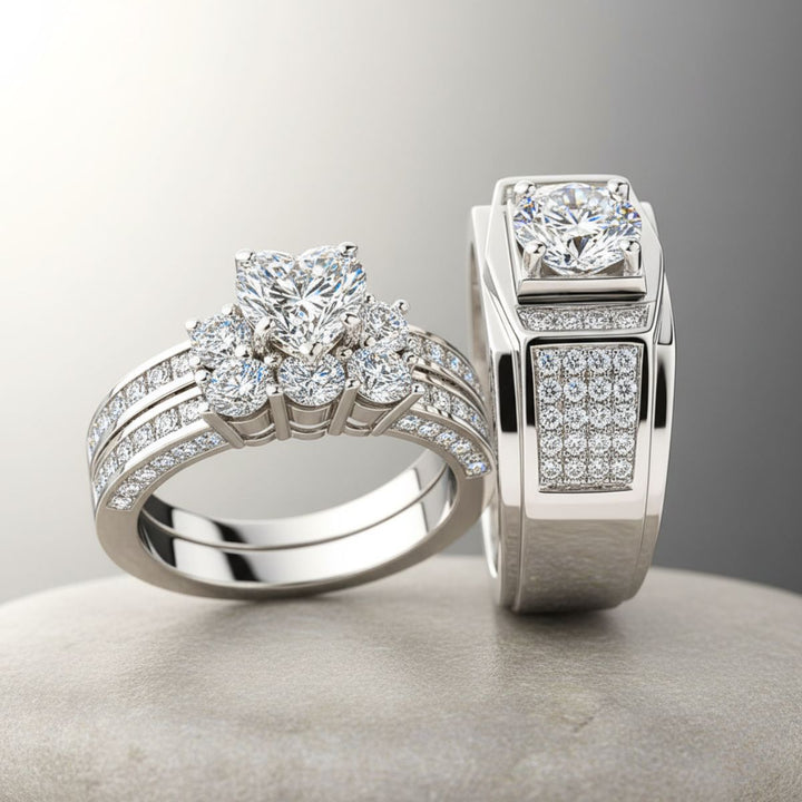 Spring Heart Rings