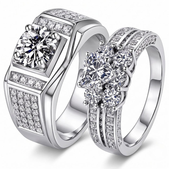 Spring Heart Rings