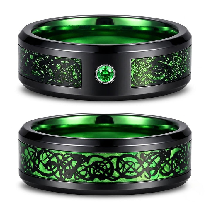 Emerald Green Rings
