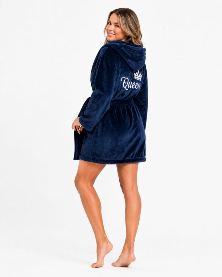 Blue King & Queen Bathrobes