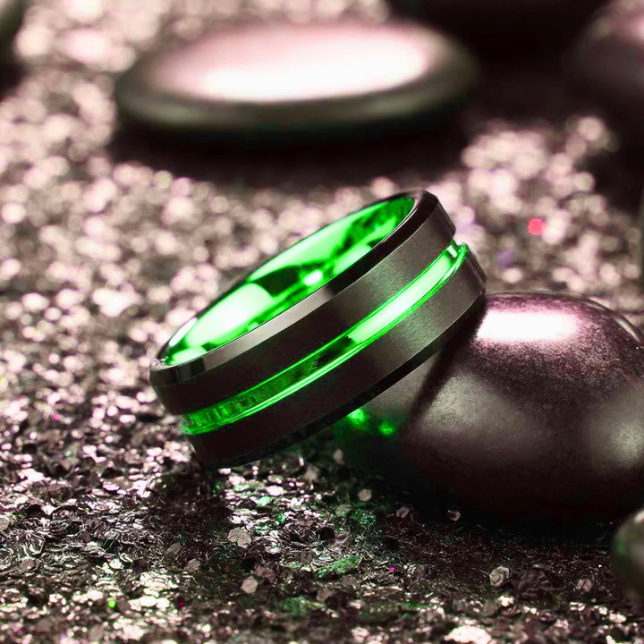 Emerald Breath Rings