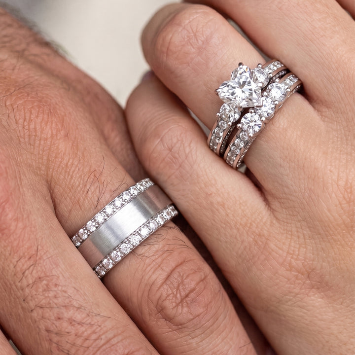 Hearted Love Rings
