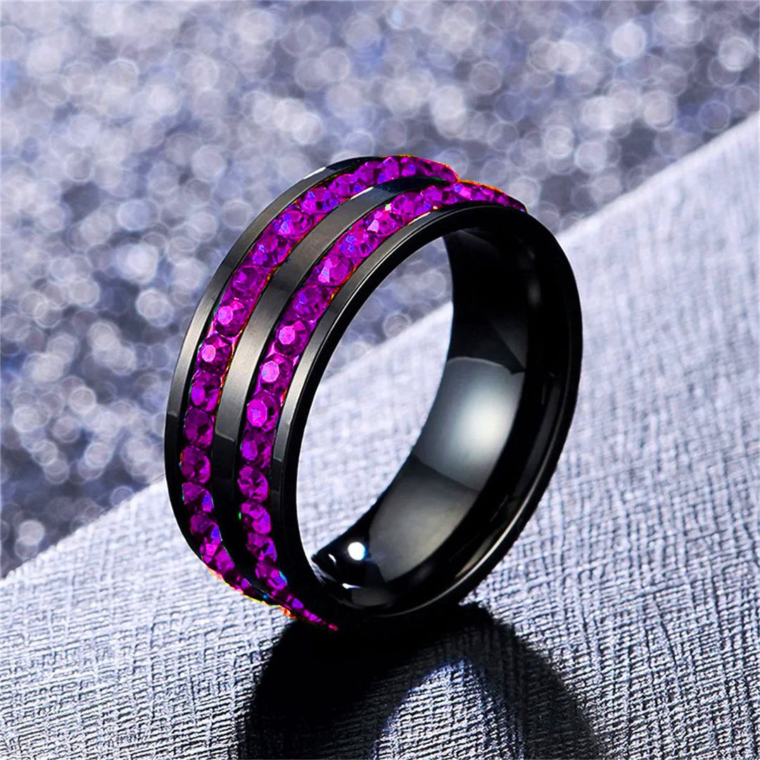 Purple Heart Rings