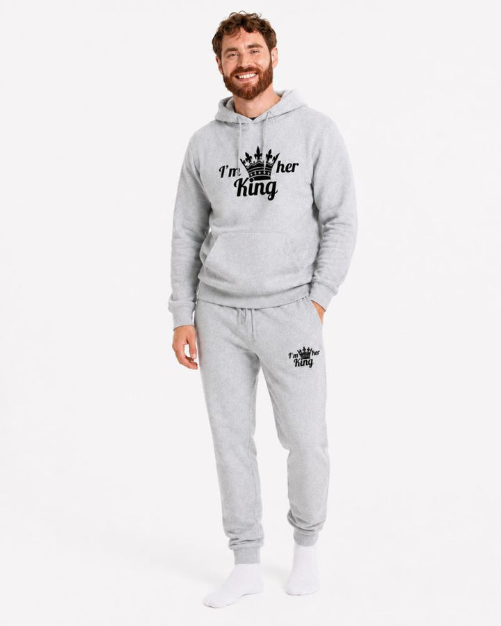 King & Queen Gray Tracksuits