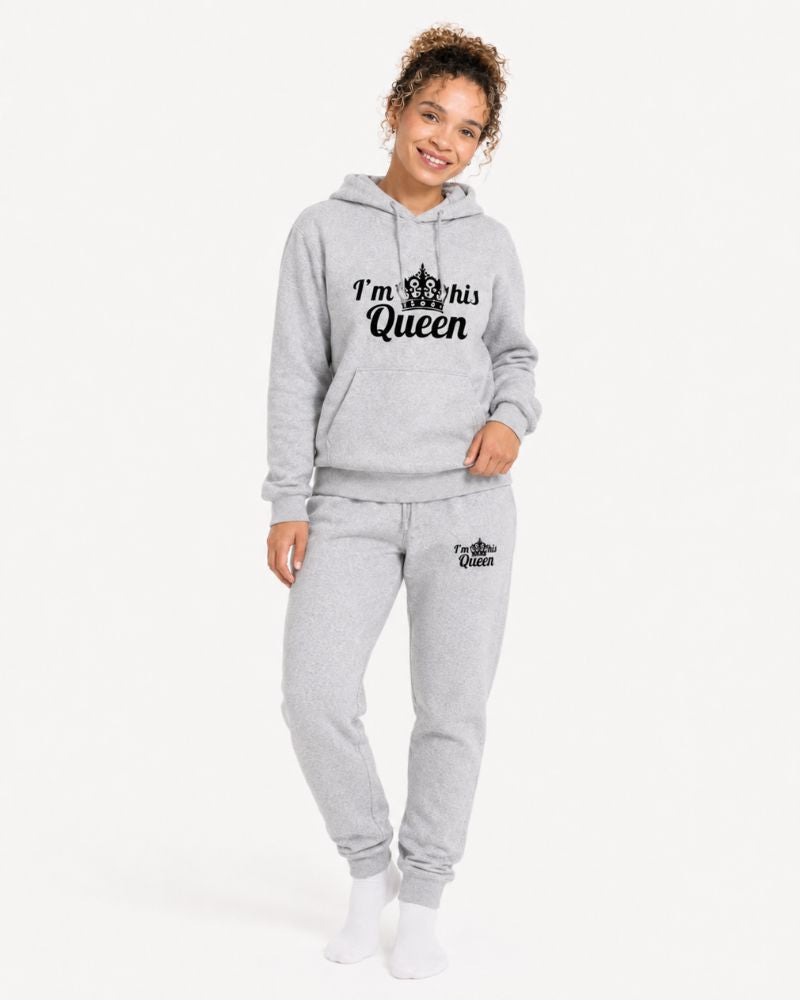 King & Queen Gray Tracksuits