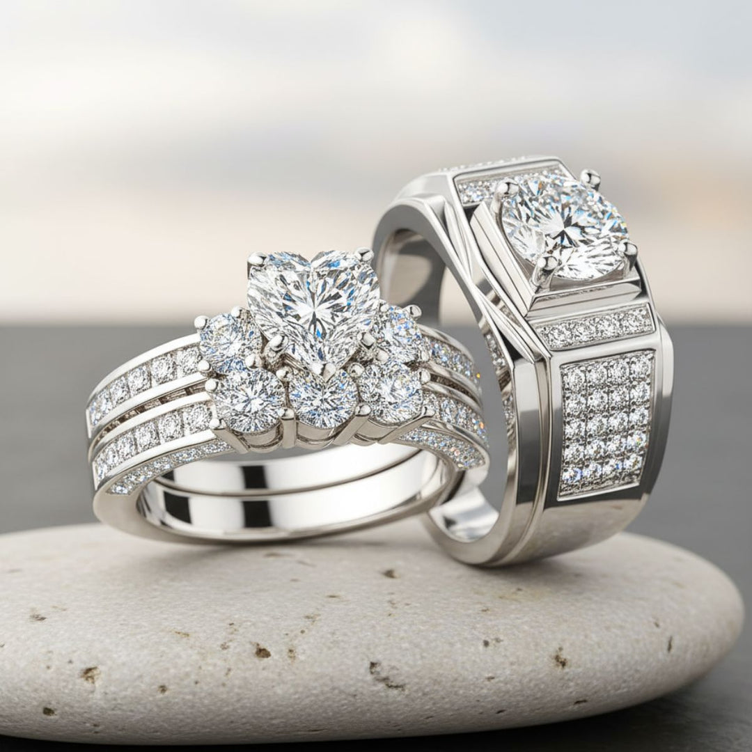 Spring Heart Rings