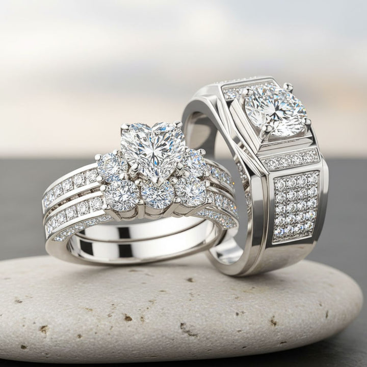 Spring Heart Rings