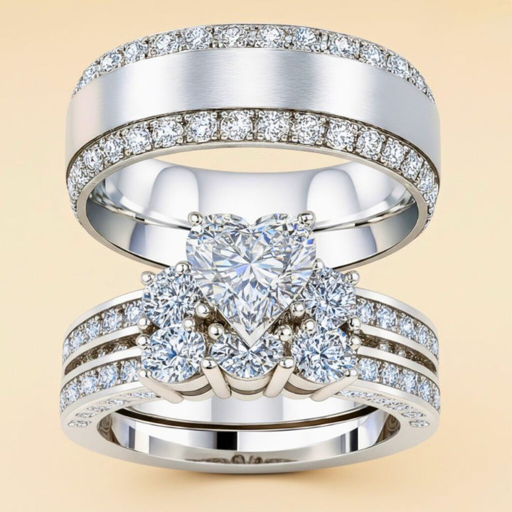 Hearted Love Rings