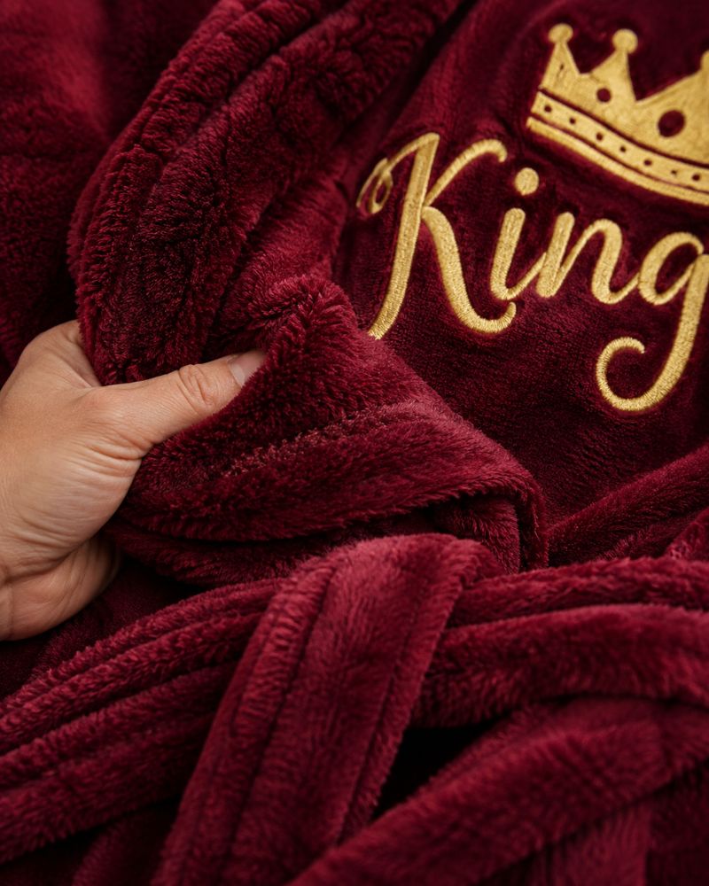 Red King & Queen Bathrobes