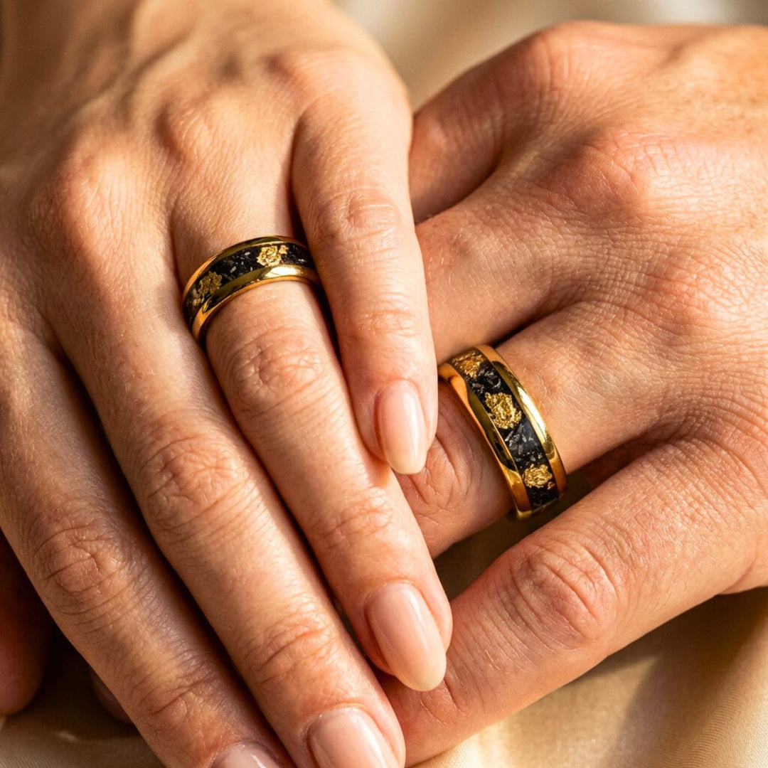 Golden Noir Rings