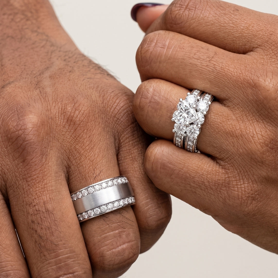 Hearted Love Rings