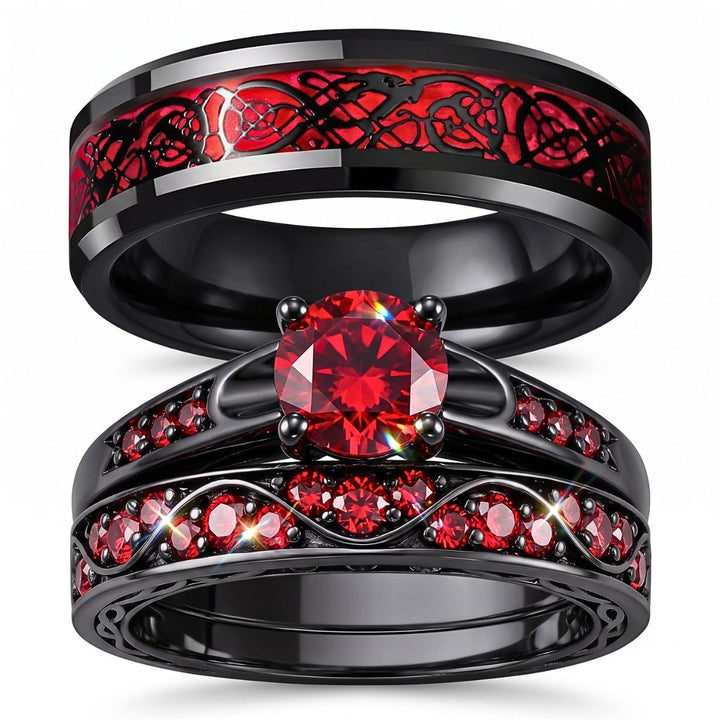 Red Beauty Rings
